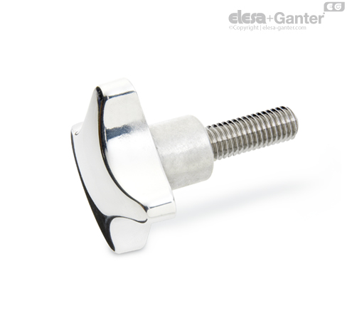 GN 6335.5-AP Hand Knobs Aluminum, Polished | Elesa+Ganter